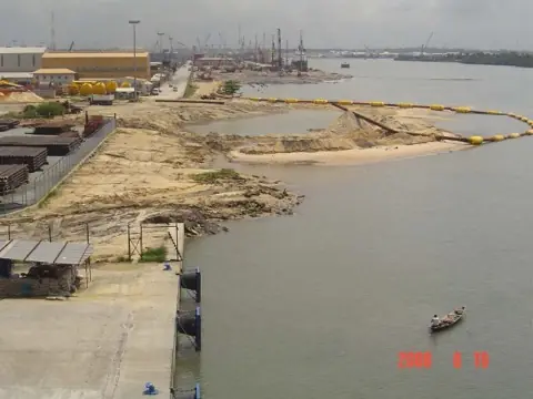 Reclamation works at Jetty 4-5-6, Nigeria
